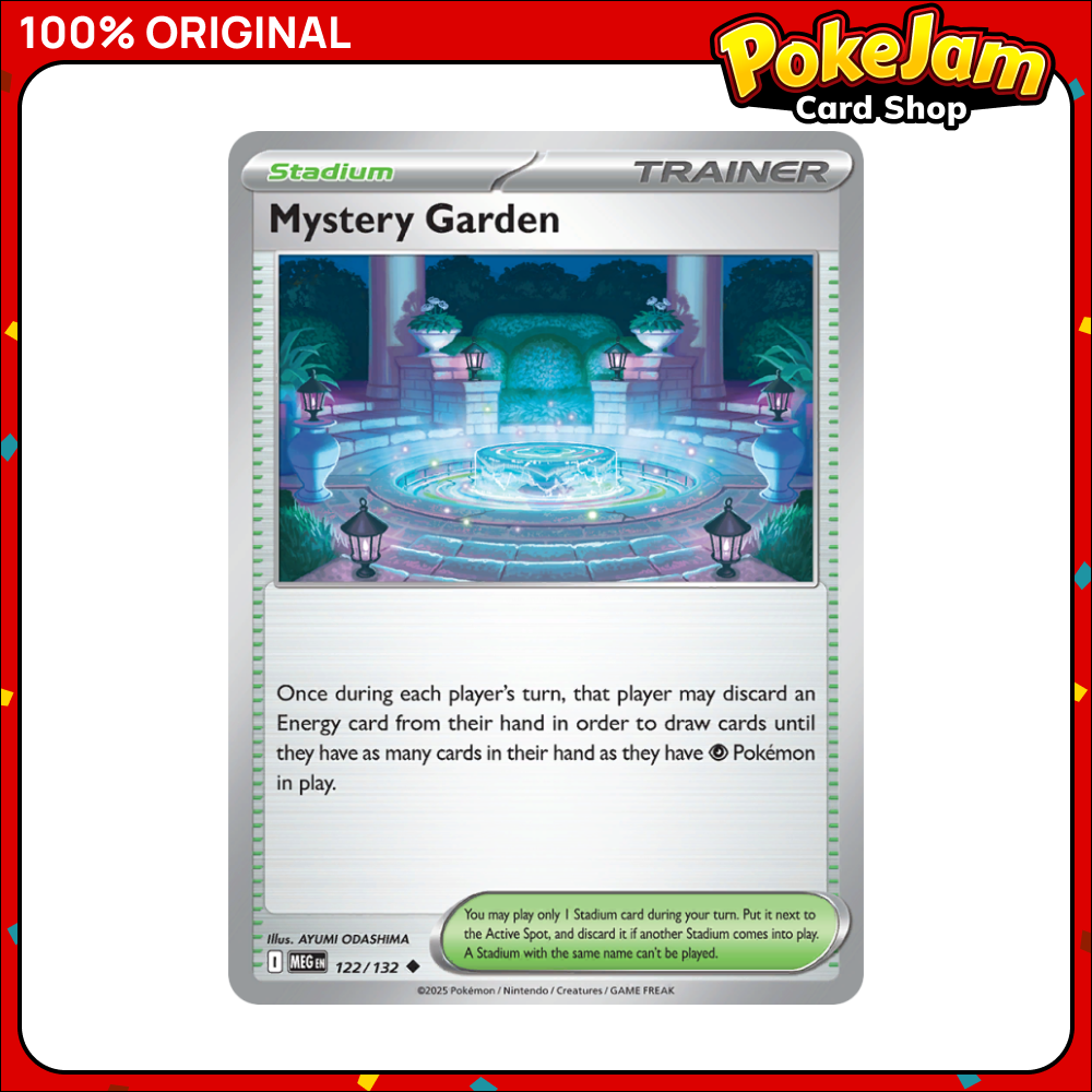 Mystery Garden 122/132 - Uncommon - Mega Evolution - Pokemon Card