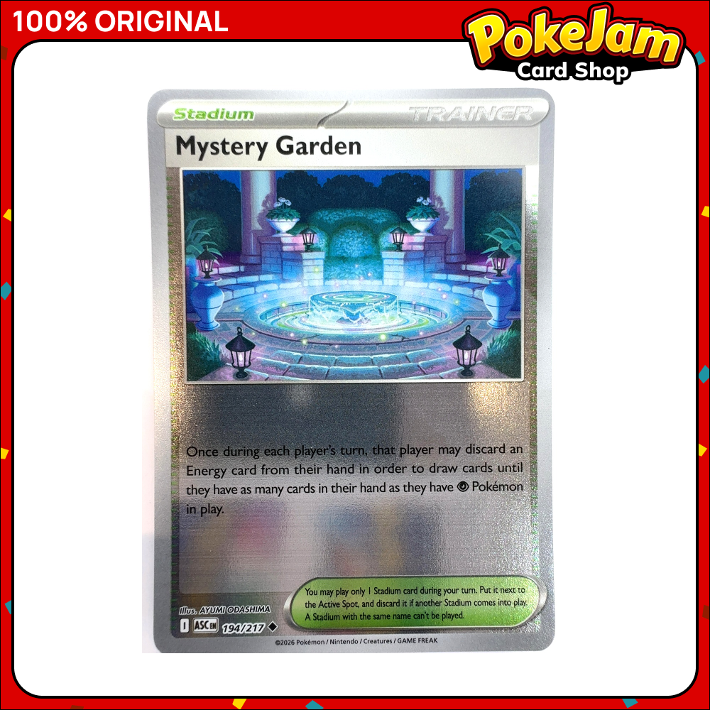 Mystery Garden 194/217 - Reverse Hologram - Ascended Heroes - Pokemon Card