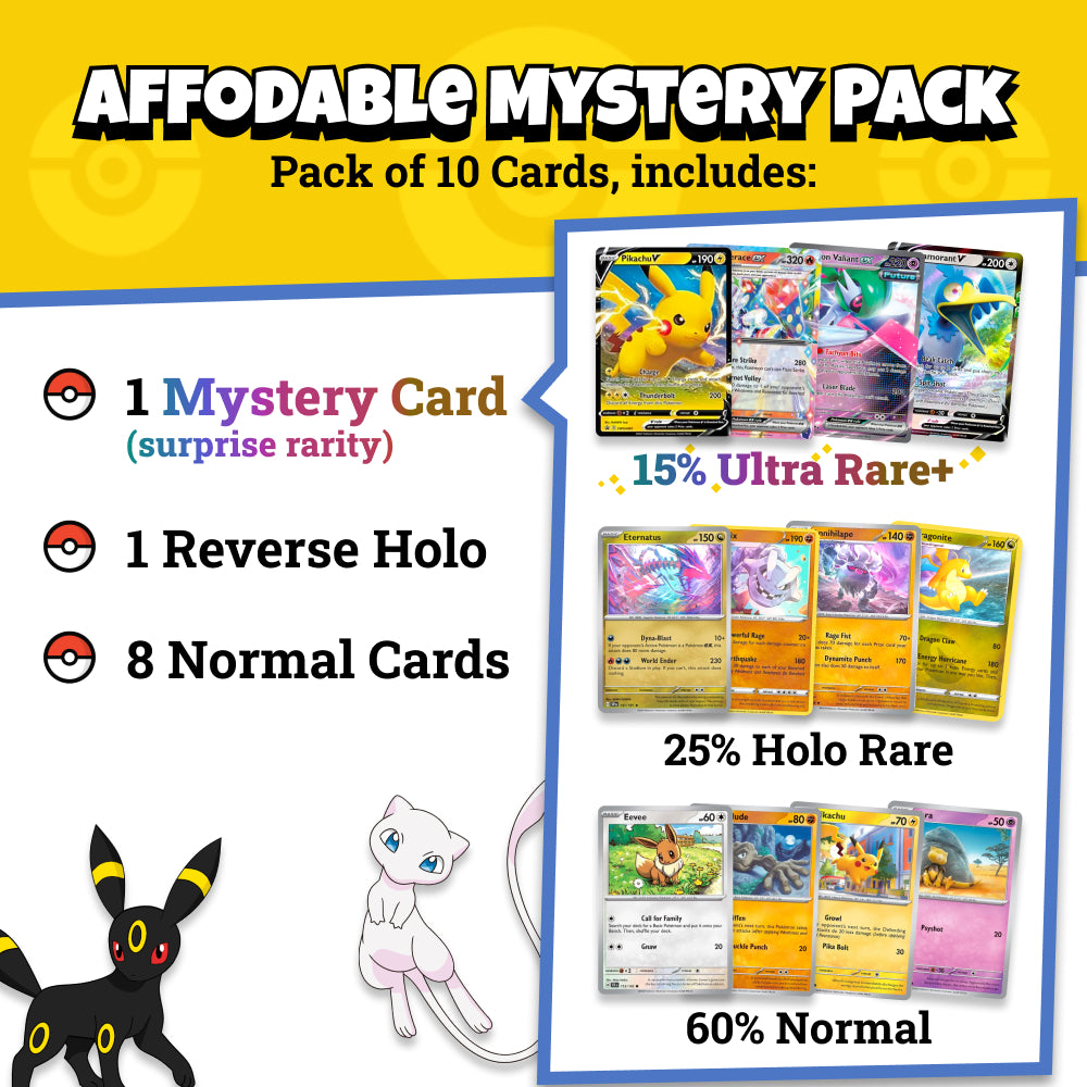 Pokémon Card Packs with a Chance for Secret Rare - Pokémon TCG Cards