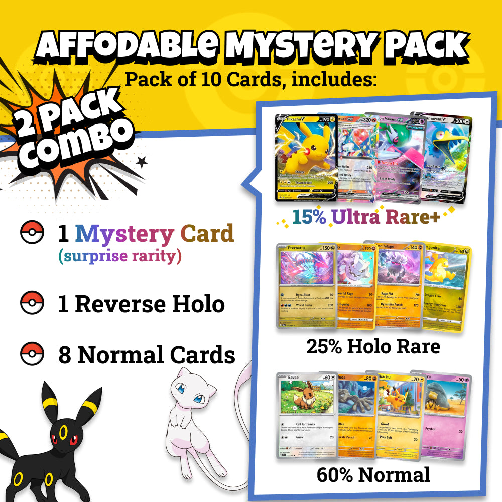 Pokémon Card Packs with a Chance for Secret Rare - Pokémon TCG Cards