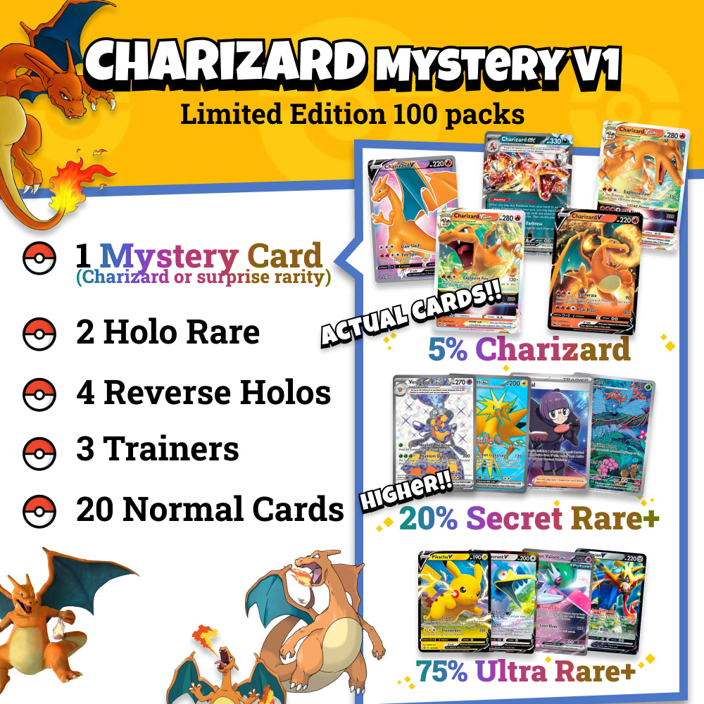 Pokémon Card Packs with a Chance for Secret Rare - Pokémon TCG Cards