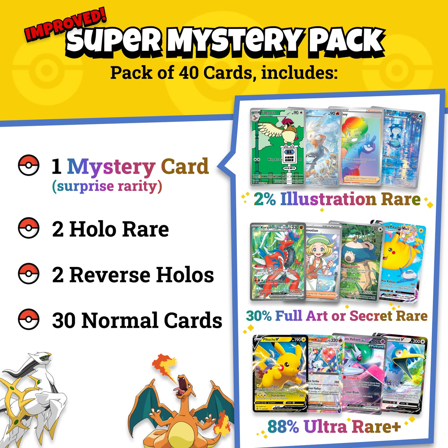 Pokémon Card Packs with a Chance for Secret Rare - Pokémon TCG Cards