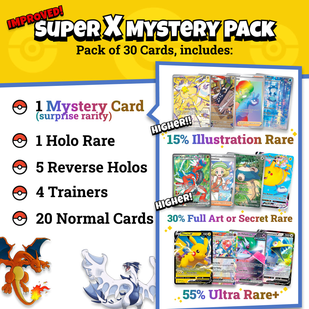 Pokémon Card Packs with a Chance for Secret Rare - Pokémon TCG Cards