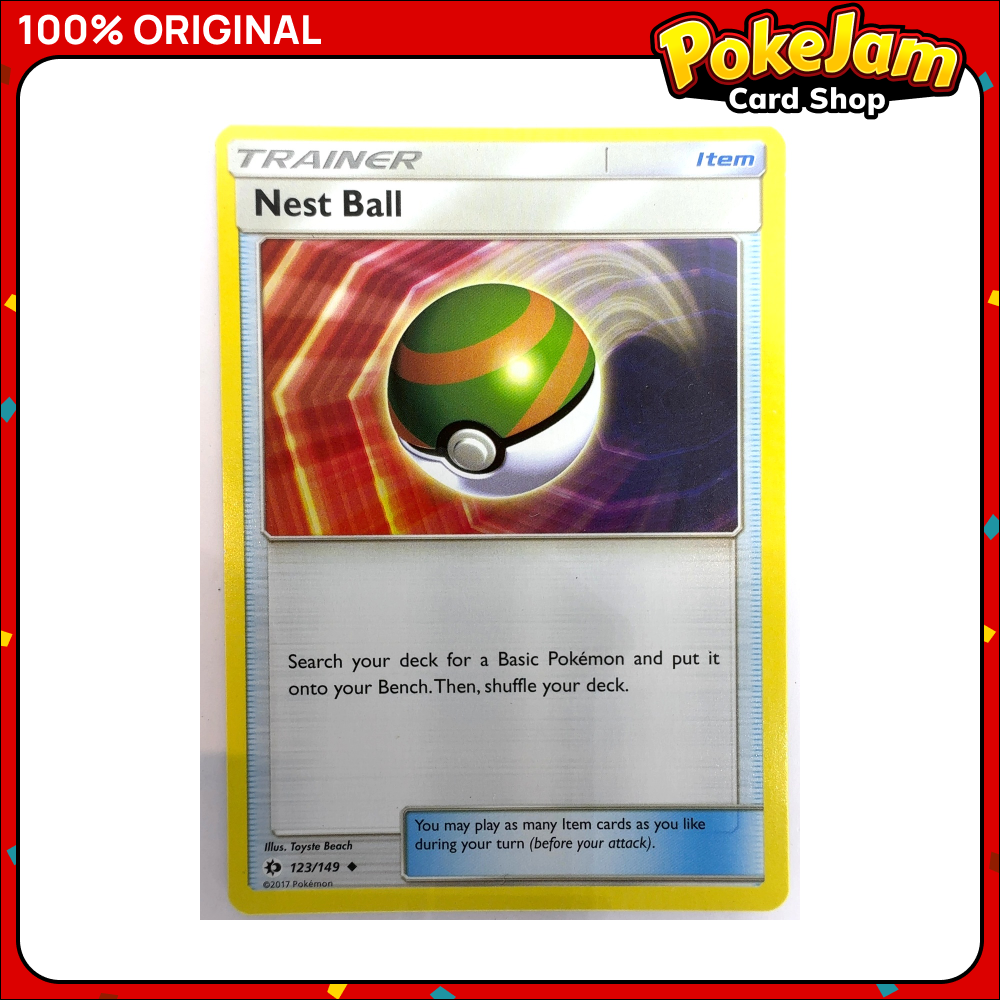 Nest Ball 123/149 - Uncommon - Sun & Moon - Pokemon Card