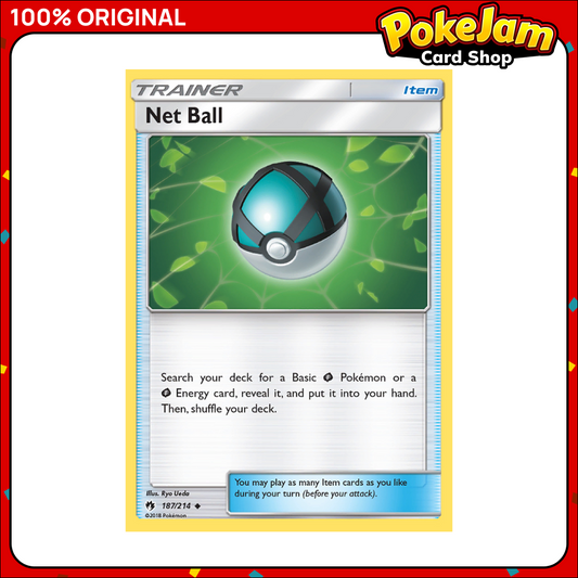 Net Ball 187/214 - Uncommon - Lost Thunder - Pokemon Card