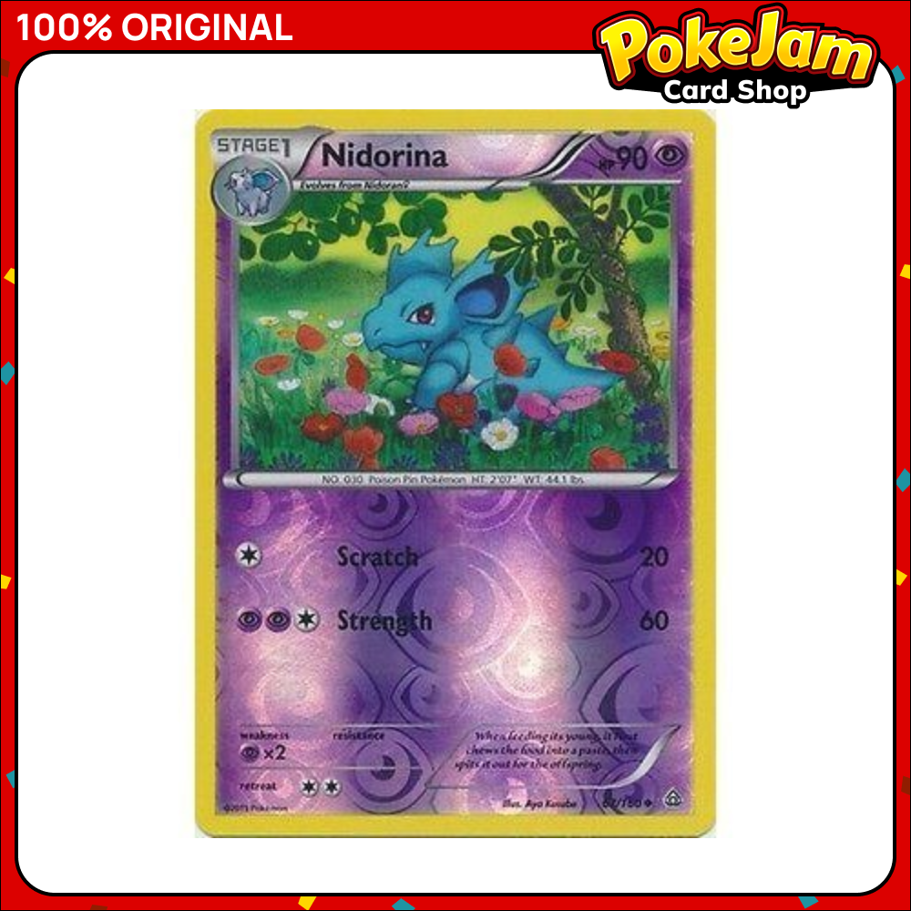 Nidorina - 67/160 - Uncommon - Reverse Holo - XY: Primal Clash - Pokemon TCG