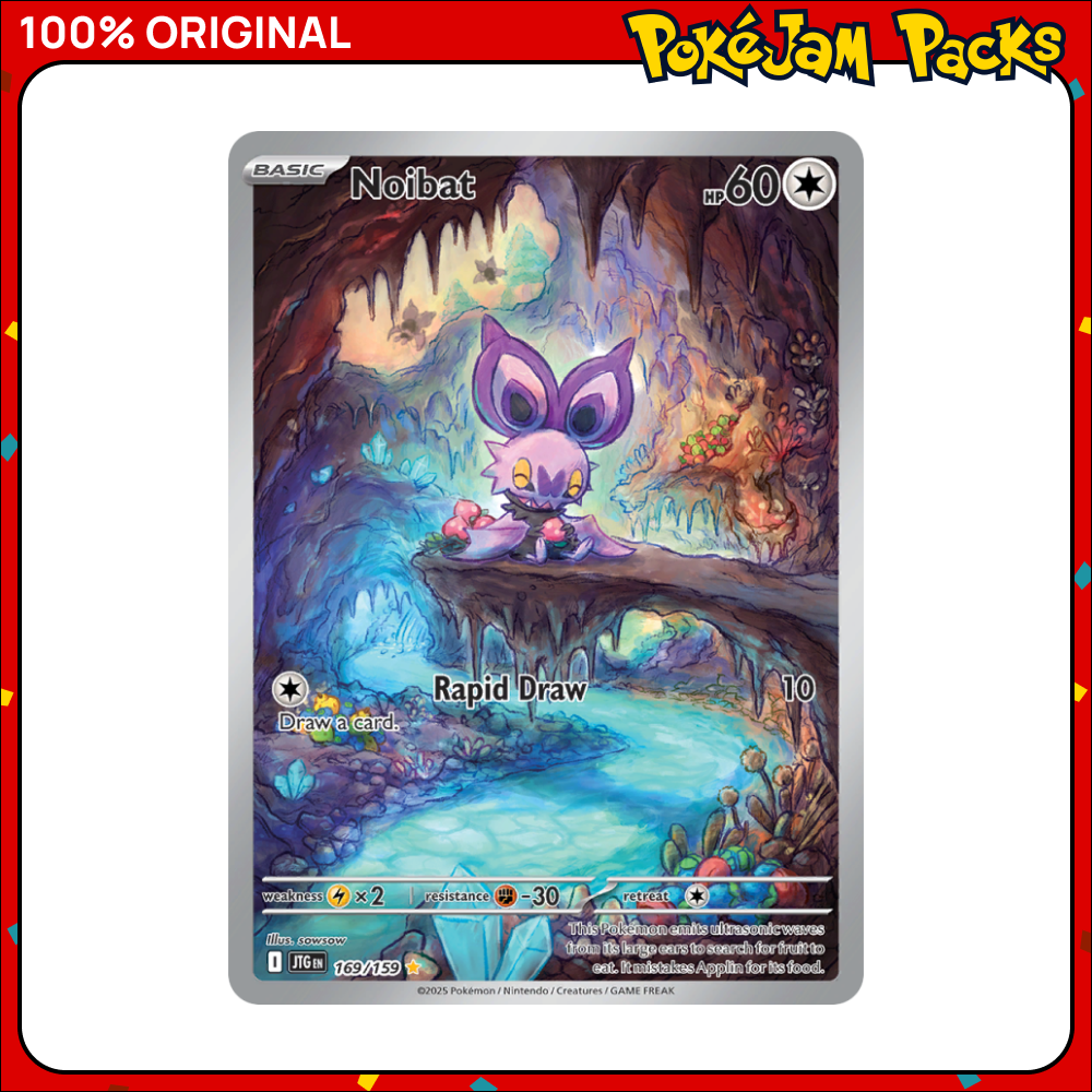 Noibat - 169/159 - Illustration Rare - Journey Together - Pokemon Card