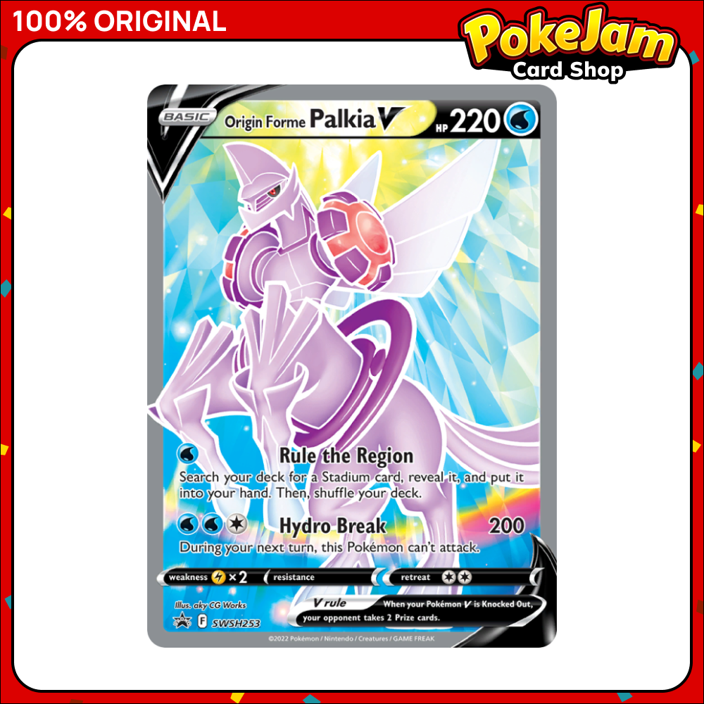 Origin Forme Palkia V SWSOrigin Forme Palkia V - SWSH253/107 - None - SWSH Black Star Promos - Pokemon Card