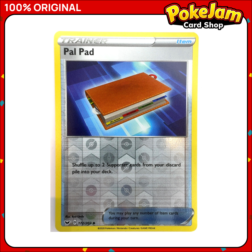 Pal Pad 172/202 - Reverse Hologram - Sword & Shield - Pokemon Card