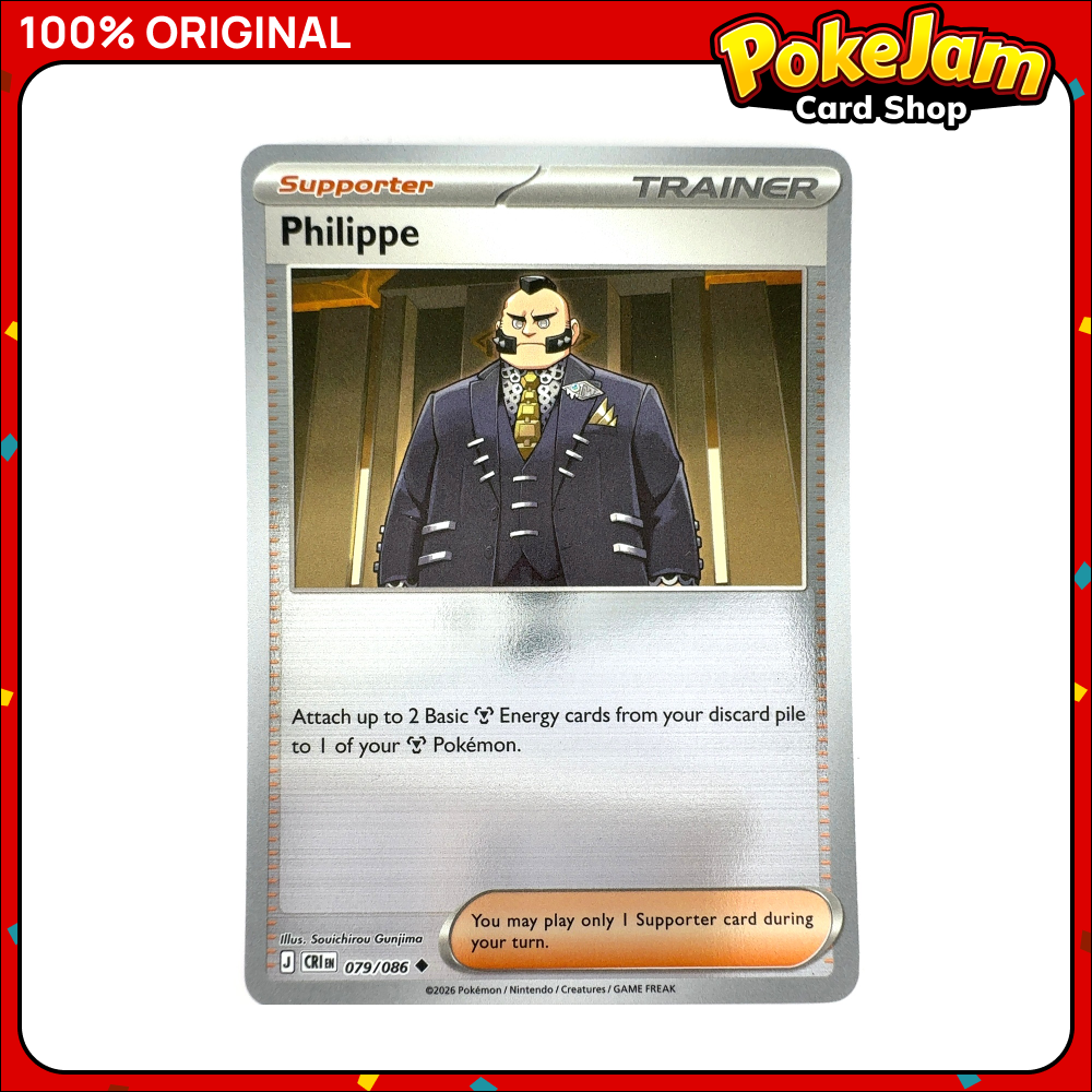 Philippe 79/86 - Reverse Hologram - Chaos Rising - Pokemon Card