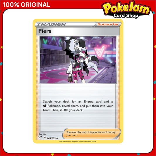 Piers 165/189 - Uncommon - Darkness Ablaze - Pokemon Card