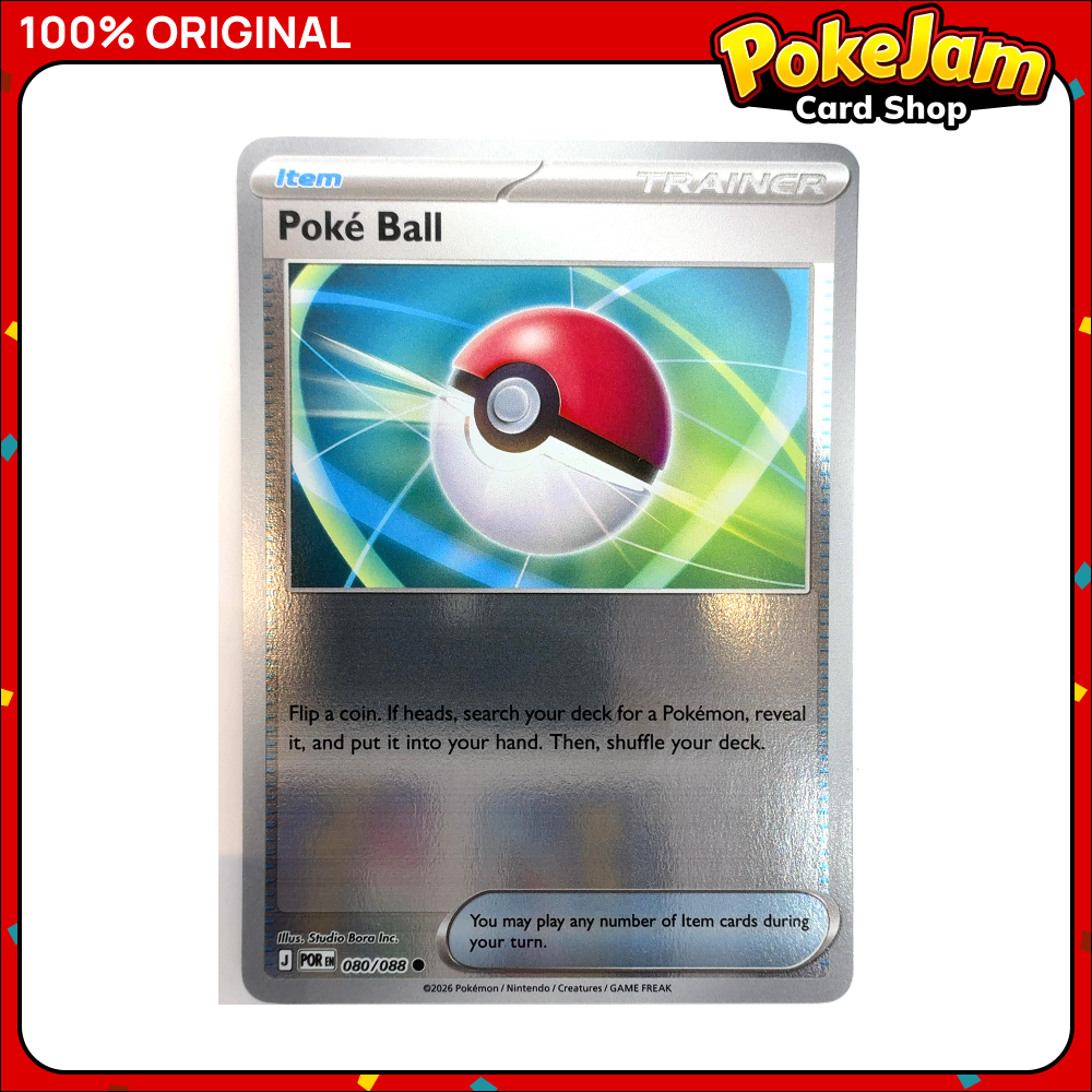 Poke Ball 80/88 - Reverse Hologram - Perfect Order - Pokemon Card