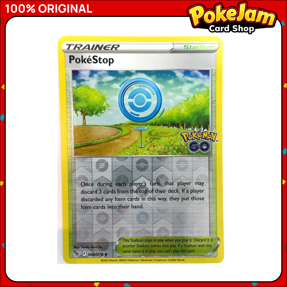 PokeStop 68/78 - Reverse Hologram - Pokemon GO - Pokemon Card