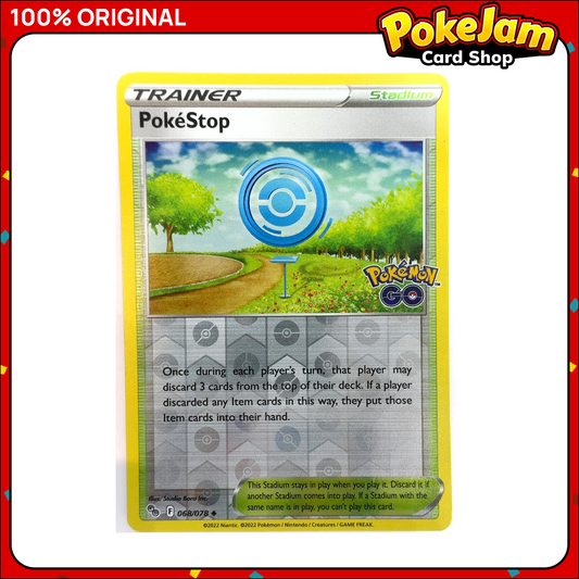 PokeStop 68/78 - Reverse Hologram - Pokemon GO - Pokemon Card