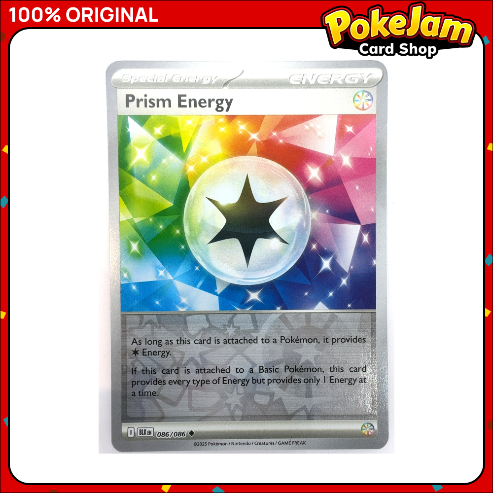 Prism Energy 86/86 - Reverse Hologram - Black Bolt - Pokemon Card