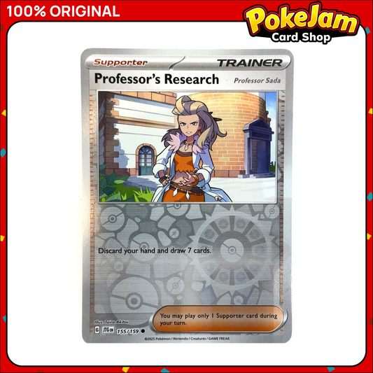 Professor's Research 155/159 - Reverse Hologram - Journey Together - Pokemon Card