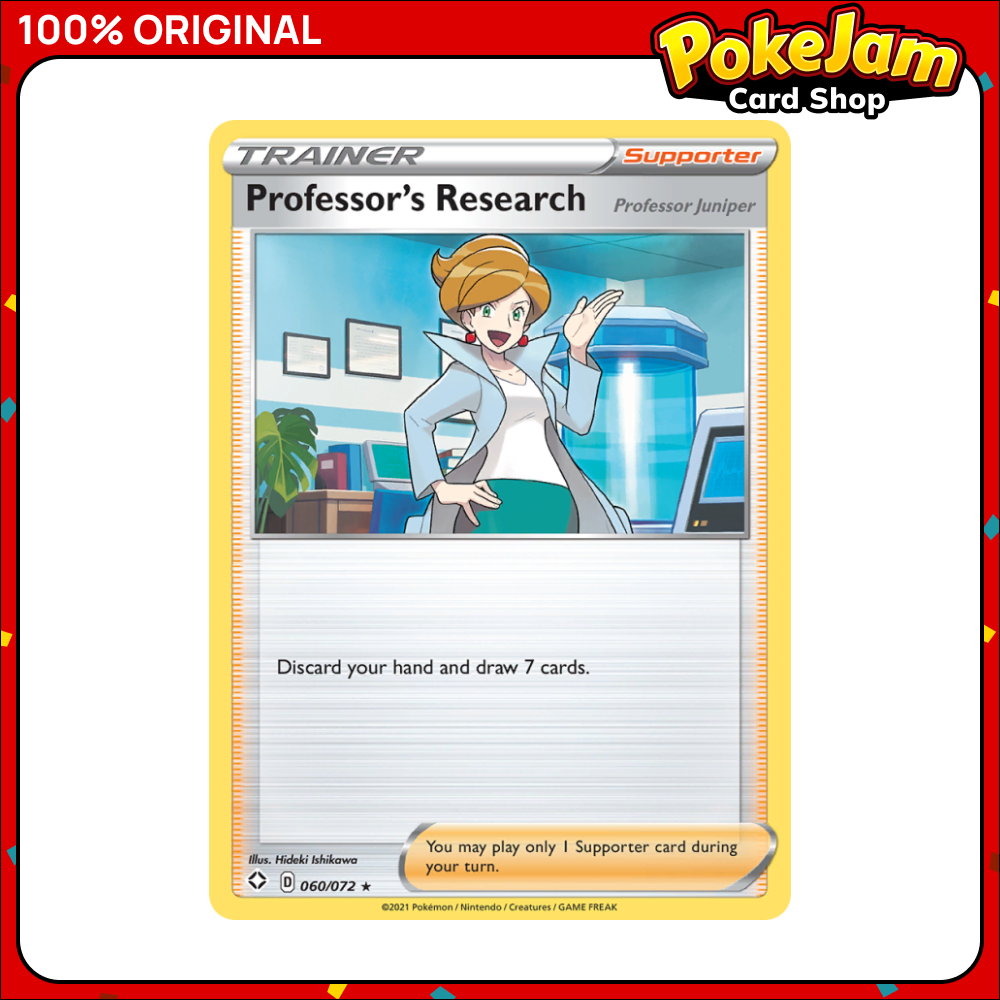 Professor's Research (Professor Juniper) 60/72 - Rare - Shining Fates - Pokemon Card