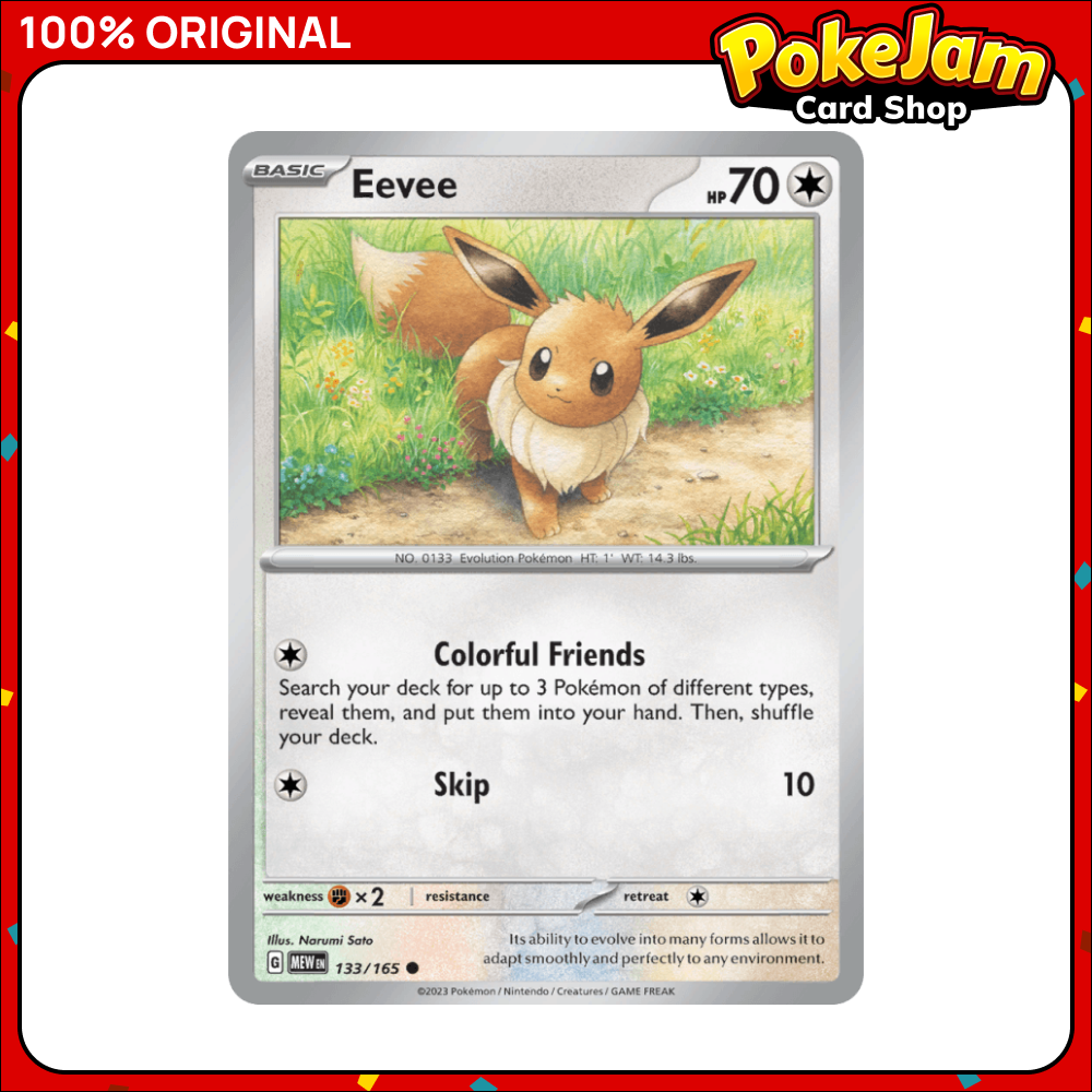 Eevee - 133/165 - Common - Scarlet & Violet 151