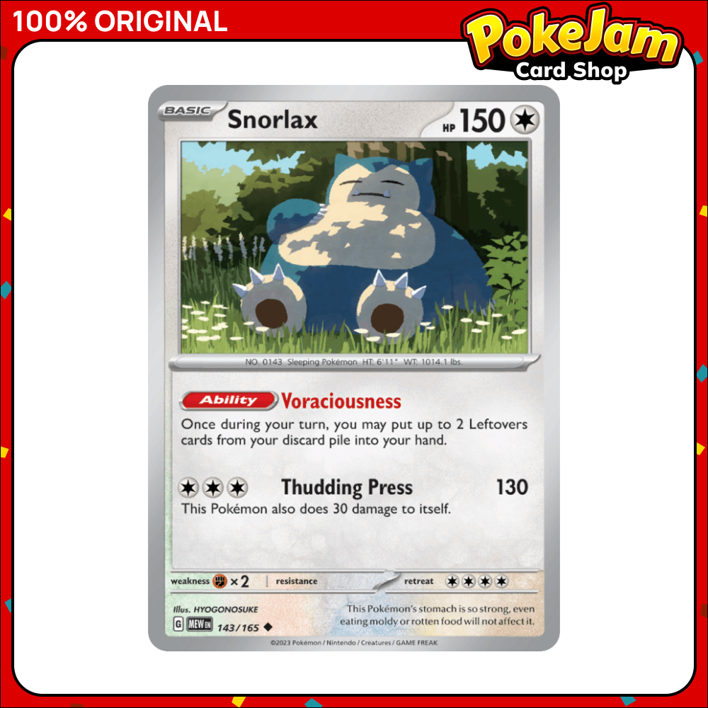 PSV151CS-SNORLAX #143