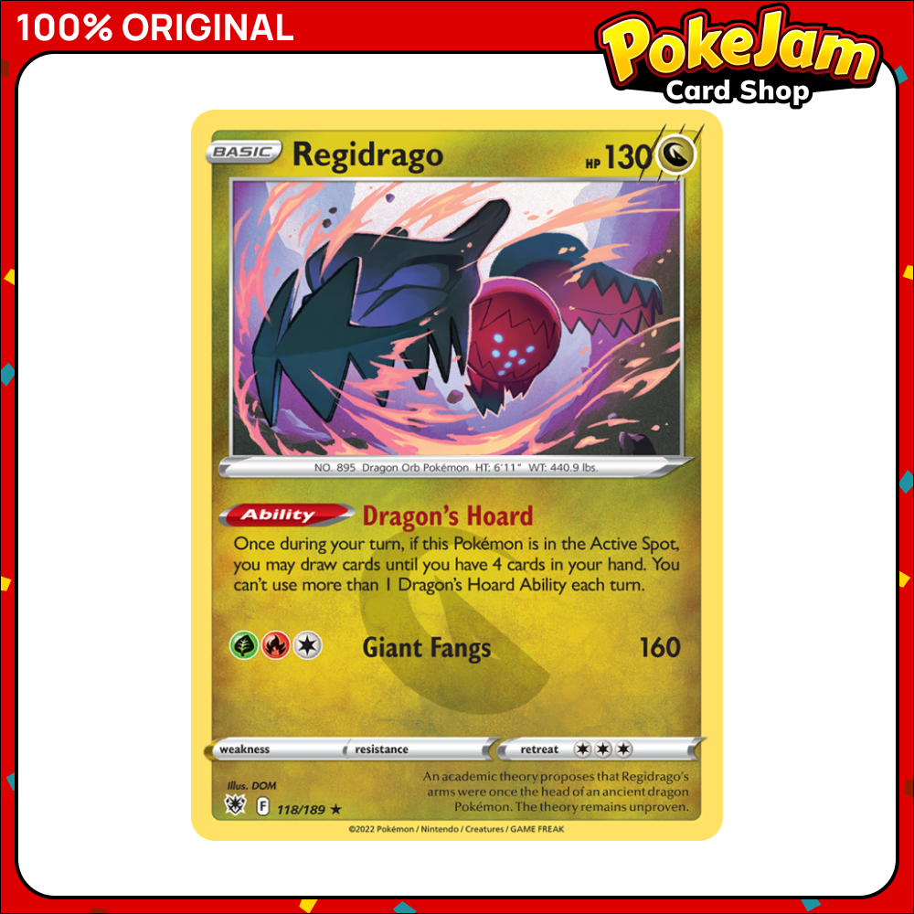 Regidrago - 118/189 - Rare - Astral Radiance - Pokemon TCG