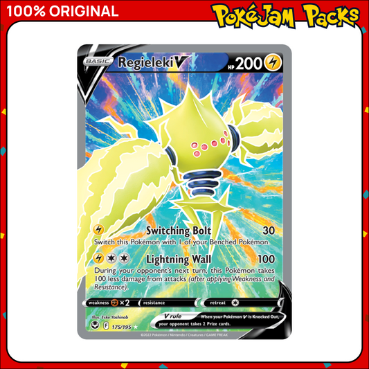 Regieleki V - 175/195 - Ultra Rare - Silver Tempest - Pokemon Card