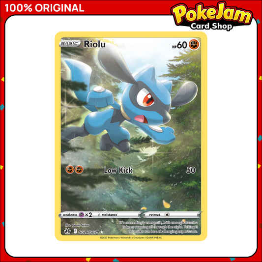 Riolu - GG26/GG70 - Holo Rare - Crown Zenith - Pokemon TCG