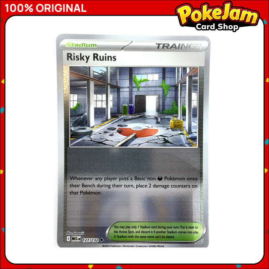 Risky Ruins 127/132 - Reverse Hologram - Mega Evolution - Pokemon Card