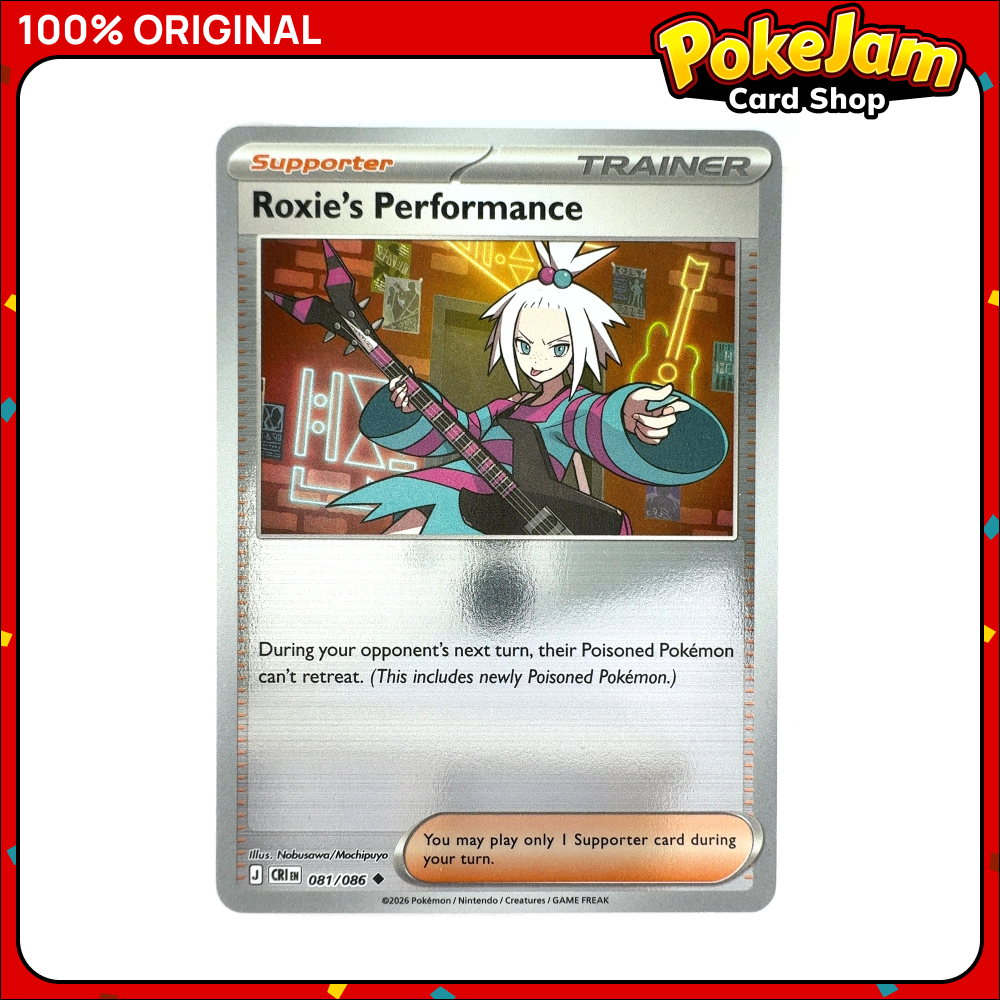 Roxie's Performance 81/86 - Reverse Hologram - Chaos Rising - Pokemon Card