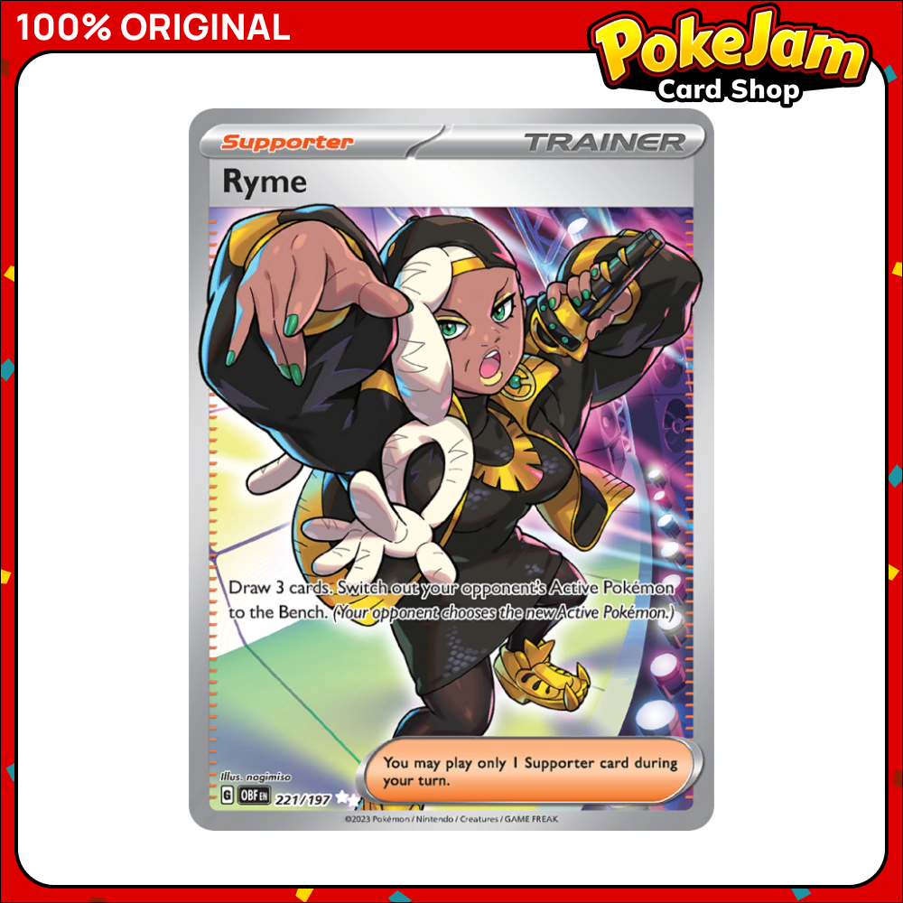 Ryme - 221/197 - Full Art Secret Rare - Obsidian Flames - Pokemon TCG