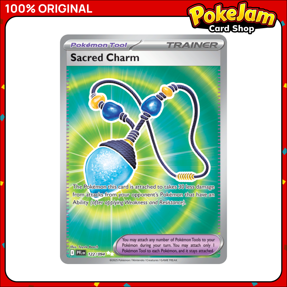 Sacred Charm 122/94 - Ultra Rare - Phantasmal Flames - Pokemon Card