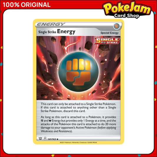 Single Strike Energy 141/163 - Uncommon - Battle Styles - Pokemon Card