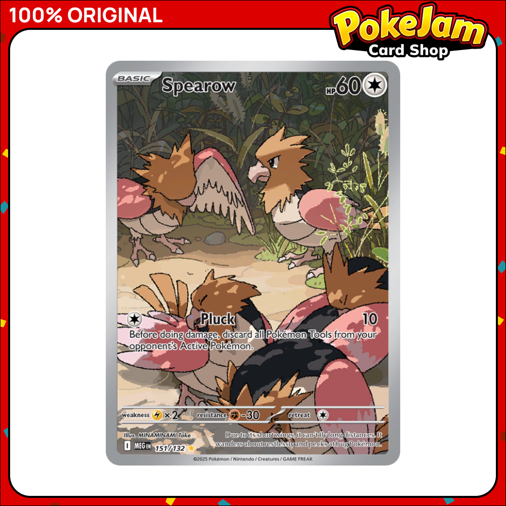 Spearow 151/132 - Illustration Rare - Mega Evolution - Pokemon Card