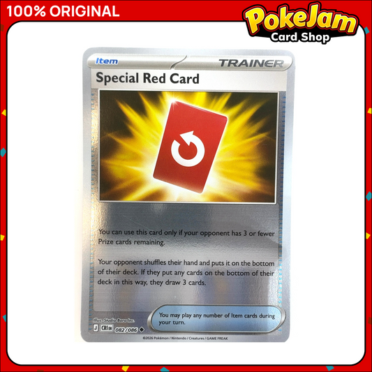 Special Red Card 82/86 - Reverse Hologram - Chaos Rising - Pokemon Card