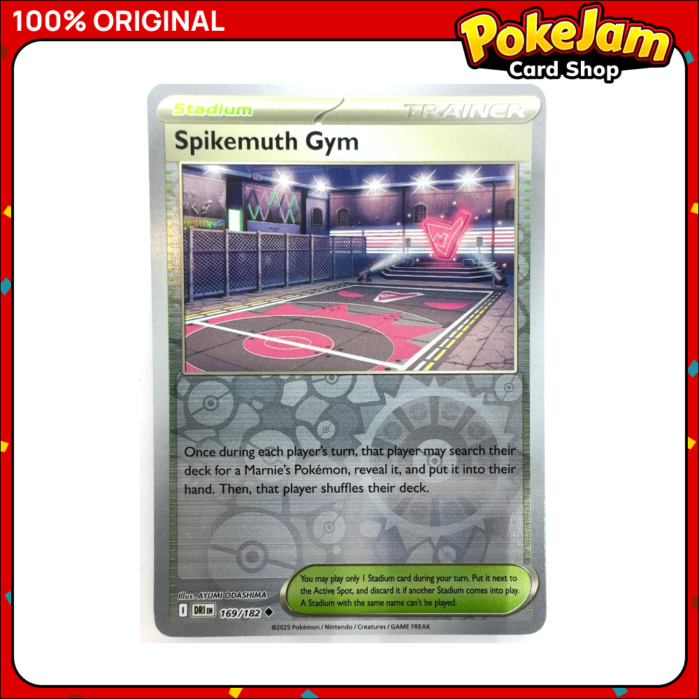 Spikemuth Gym 169/182 - Reverse Hologram - Destined Rivals - Pokemon Card