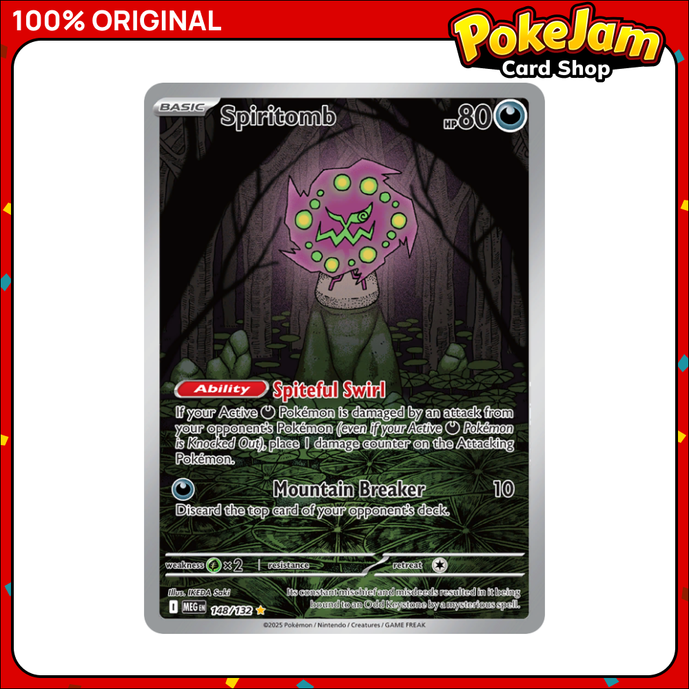 Spiritomb 148/132 - Illustration Rare - Mega Evolution - Pokemon Card