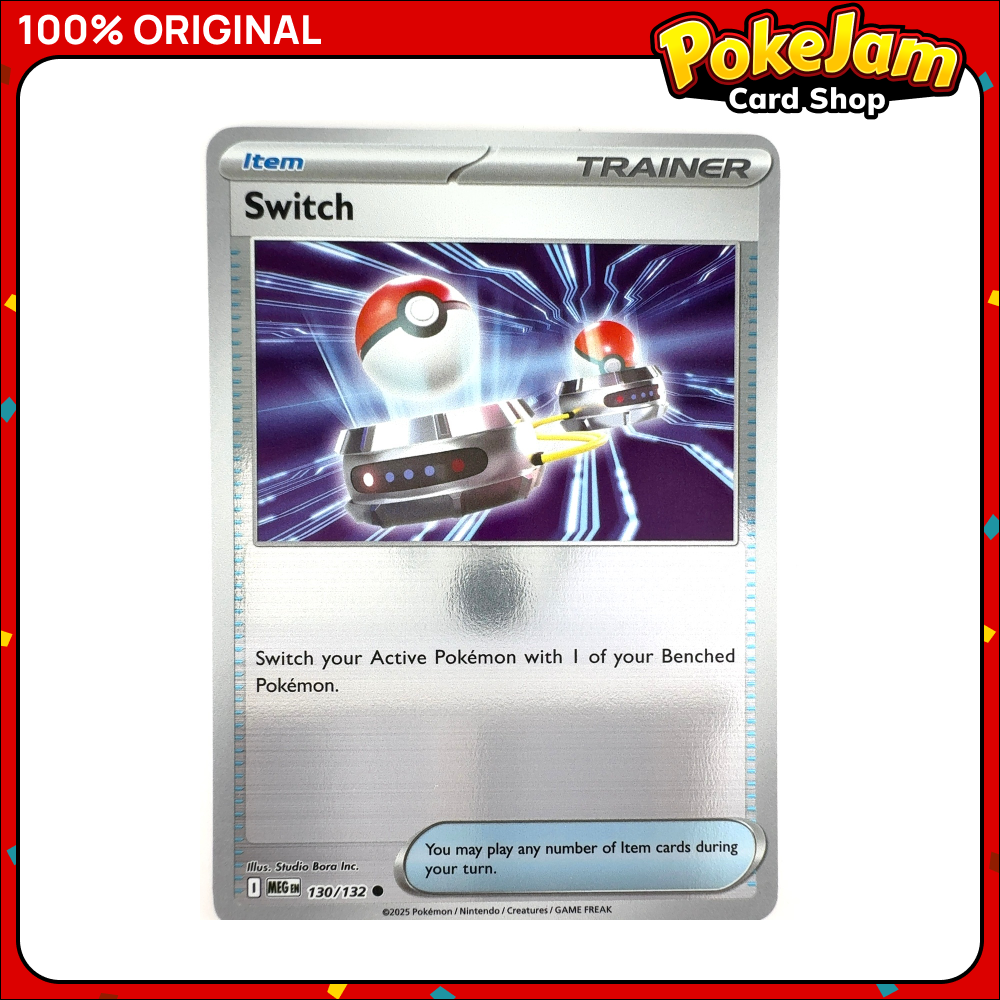 Switch 130/132 - Reverse Hologram - Mega Evolution - Pokemon Card