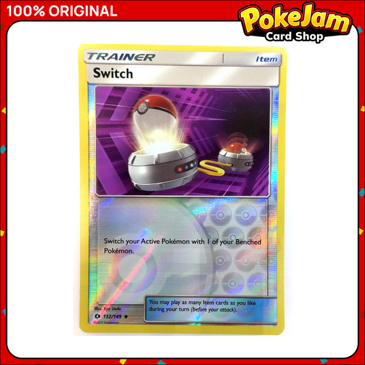 Switch 132/149 - Reverse Hologram - Sun & Moon - Pokemon Card