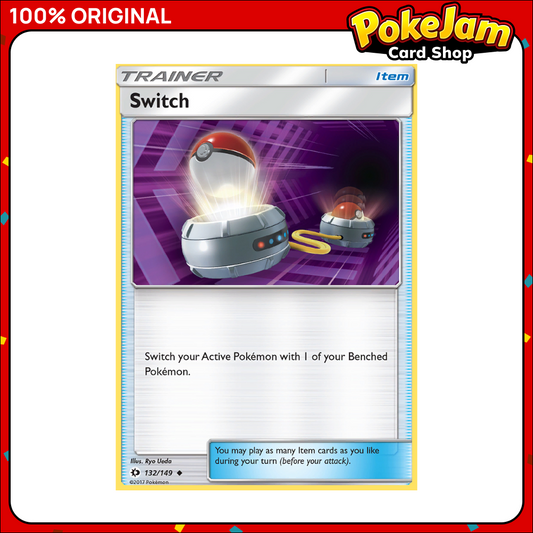 Switch 132/149 - Uncommon - Sun & Moon - Pokemon Card