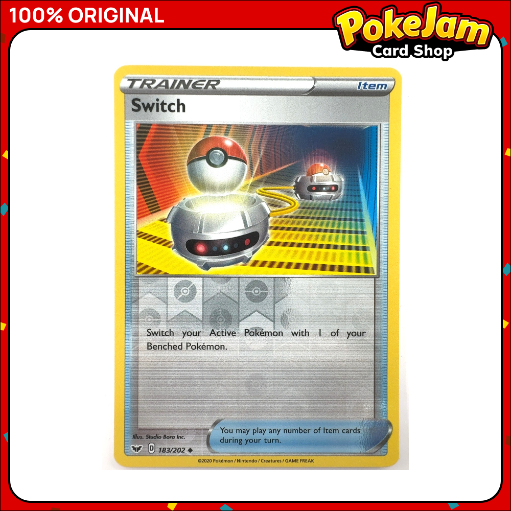Switch 183/202 - Reverse Hologram - Sword & Shield - Pokemon Card