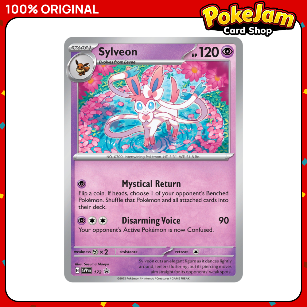 Sylveon - 172/ - None - SVP Black Star Promos - Pokemon Card