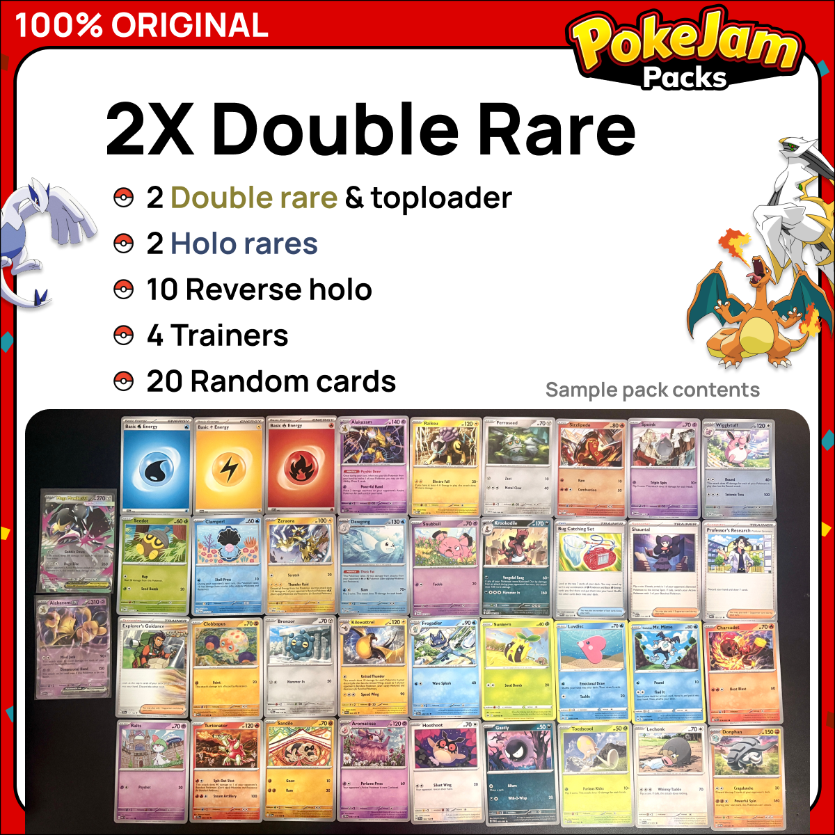 Pokémon Card Bundles - 40+ Authentic Card Pack with Guaranteed Rare - Perfect for Gifts & Collectors