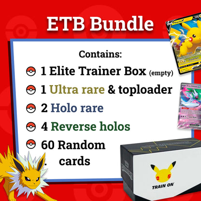 Pokémon Card Bundles - 40+ Authentic Card Pack with Guaranteed Rare - Perfect for Gifts & Collectors