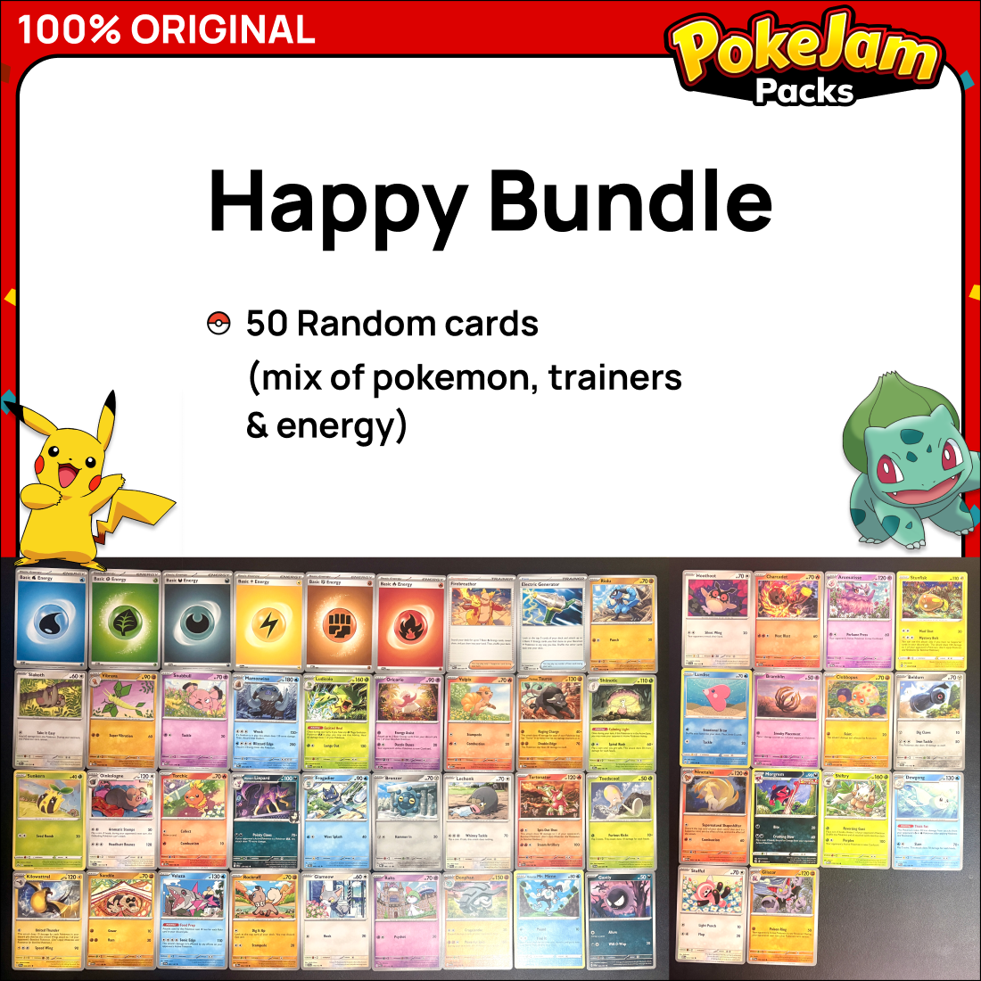 Pokémon Card Bundles - 40+ Authentic Card Pack with Guaranteed Rare - Perfect for Gifts & Collectors