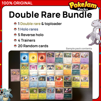 Pokémon Card Bundles - 40+ Authentic Card Pack with Guaranteed Rare - Perfect for Gifts & Collectors