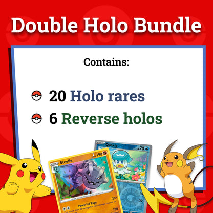 Pokémon Card Bundles - 40+ Authentic Card Pack with Guaranteed Rare - Perfect for Gifts & Collectors