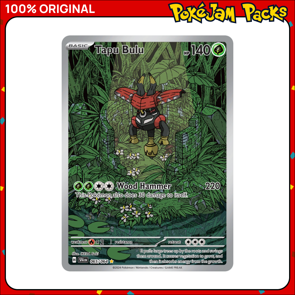 Tapu Bulu - 65/64 - Illustration Rare - Shrouded Fable - Pokemon Card