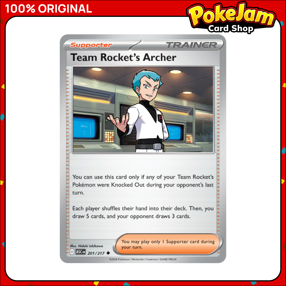 Team Rocket's Archer 201/217 - Uncommon - Ascended Heroes - Pokemon Card