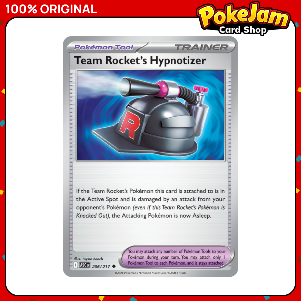 Team Rocket's Hypnotizer 206/217 - Uncommon - Ascended Heroes - Pokemon Card