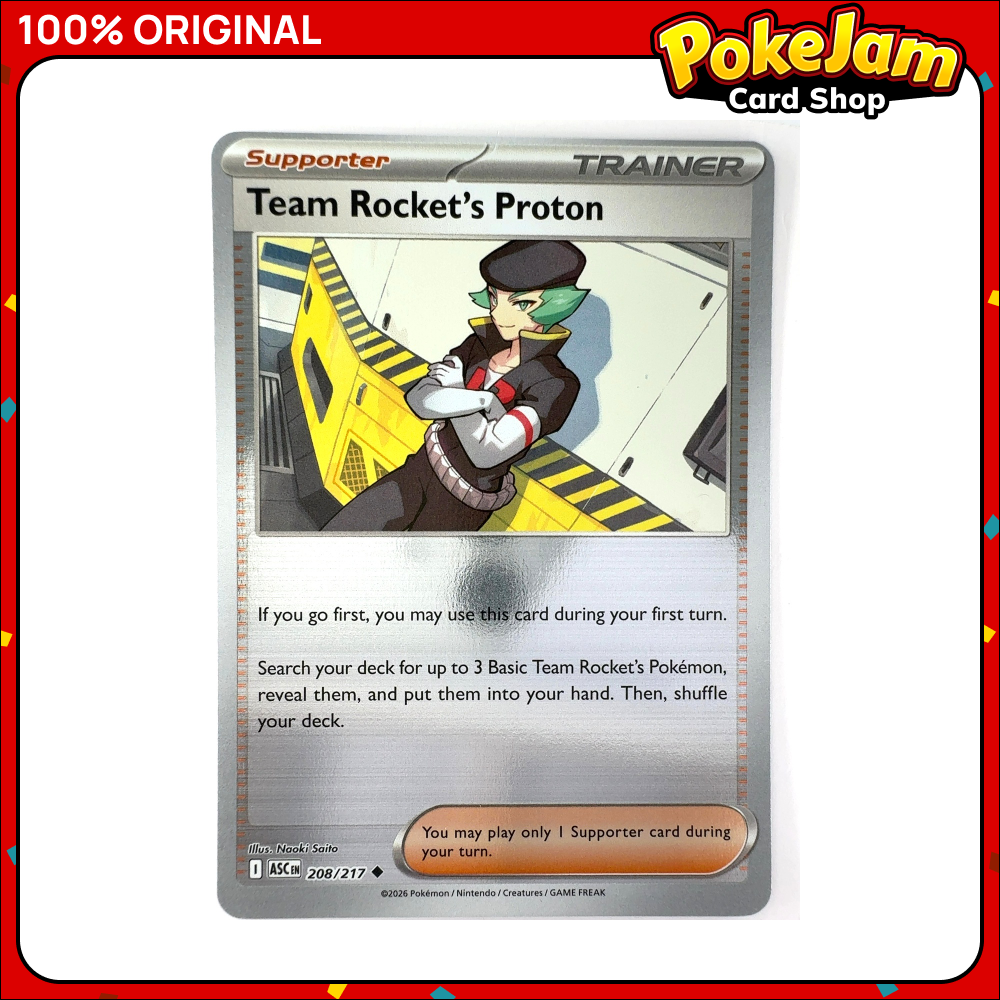 Team Rocket's Proton 208/217 - Reverse Hologram - Ascended Heroes - Pokemon Card