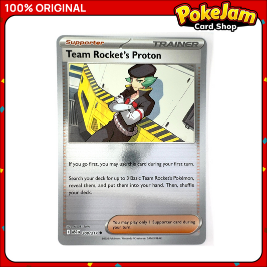Team Rocket's Proton 208/217 - Reverse Hologram - Ascended Heroes - Pokemon Card